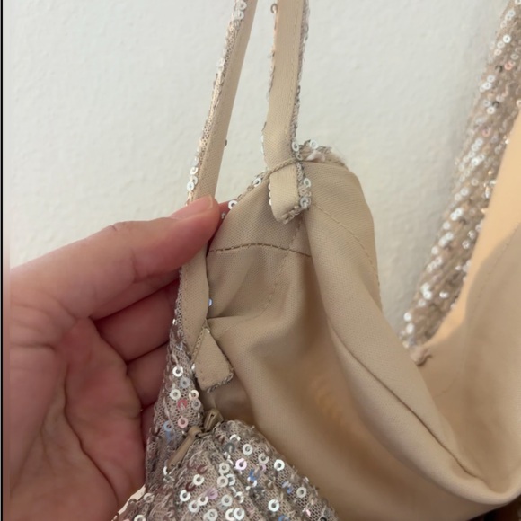 ieena for Mac duggal Sequined One Shoulder Draped Back Gown - Picture 6 of 8